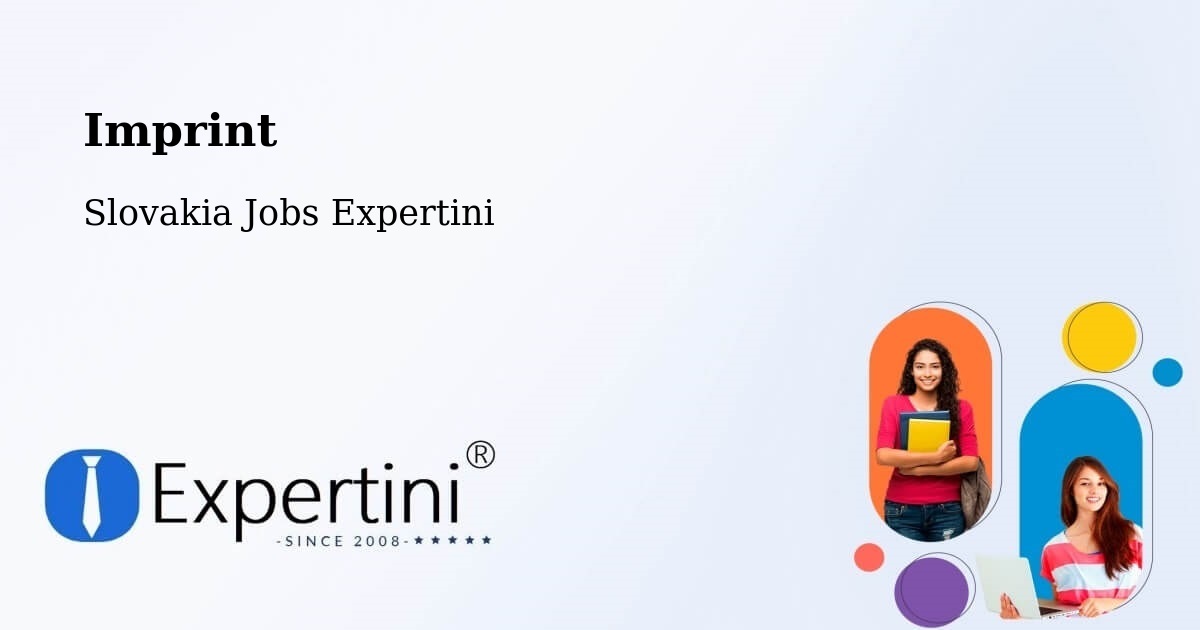 Imprint – Martin - Slovakia Jobs Expertini