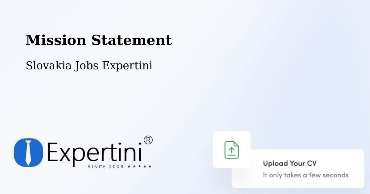 Corporate Mission – Martin - Slovakia Jobs Expertini
